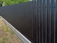 Garduri din sipca metalica, panou tip jaluzele, tabla, plasa si BCA